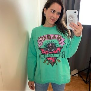 🚨SOLD Unique 90s Vintage BEST AMERICAN BASIC STYLE Sweatshirt